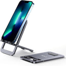 JSAUX Fold-Flat Cell Phone Stand, Adjustable Desk Holder-Gray photo 1