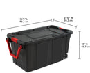 Sterilite Industrial Storage Tote w/Wheels for Garage, 40 Gallon, 4-Pack — 2