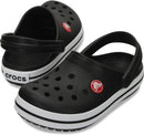 Crocs Unisex-Child Crocband Clogs, Black/White, 13 Little Kid — 2
