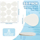 Shynek 55Pcs Metatarsal Foot Pads for Women 1/4” Thick Felt Metatarsal Pads for Foot,Ball of Foot Cushions, Adhesive Metatarsal Pads Mens for Forefoot and Pain Lessen, Plantar Fasciitis (White) 4