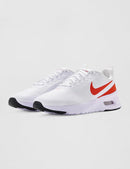 Nike Men's Air Max Nuaxis Shoes - White/Picante Red/Black — 5