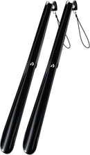Nextnoid Long Handle Shoe Horn | 16.5" Black-F 2-Pack — 1