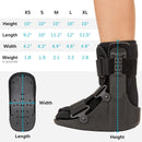 BraceAbility Short Walking Boot - Orthopedic Medical Walker Cast for Broken Toe Injuries, Sprained Ankles, Metatarsal Stress, Post-Op Support Left or Right Foot Fracture Shoe Fits Men and Women (M) — 7