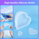 Large Heart Resin Mold, Heart Shaped Silicone Molds for Resin — 3