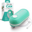 Kitchen Mama Mini Plus Electric Can Opener, Teal — 1