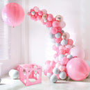 Auihiay Plastic Balloon Sizer Box Cube, Pink Balloon Sizer(2-10 Inch) | 14 Holes — 7