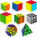 Speed Cubes 8 Pack Magic Puzzle Cube Collection for Kids & Adults — 1