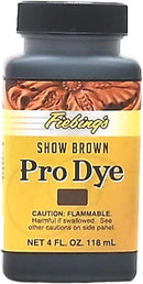 Fiebing's Professional Leather Oil Dye - 4 Ounces, Show Brown — 1