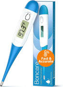 Boncare 10 Seconds Oral Thermometer for Adults and Kids, Light Blue — 1