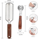 2 Pack Pedicure Kit, Foot File Callus Remover, Heel Scraper for Feet — 4