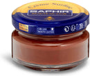 SAPHIR Creme Surfine Pommadier Shoe Polish - Beeswax Cream for Leather Products | 50 ml | Brown — 1