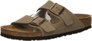 Birkenstock Women's Sandales Arizona Sfb Cuir Suede Earth Red – Taupe — 1