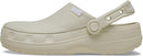 Crocs Unisex-Adult Classic Crafted Canvas & Suede Clogs | 8 Women/6 Men | Stucco — 8
