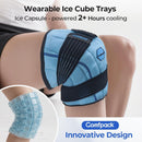 Comfpack Knee Ice Pack Wrap, 2 Hours Ice Pack for Knee Replacement Surgery — 2