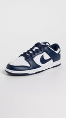 Nike Mens Dunk Low Retro - White Midnight Navy White — 2