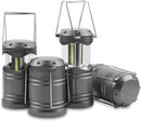 Lichamp LED Camping Lantern, 4 Pack Battery Powered Flashlight for Power Outages, Portable Collapsible Hanging Light Essential for Home, Outdoor, Emergency Lamp Survival Kit Gear for Hurricane, Gray — 1