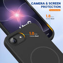 Miracase Silicone & Magnetic for iPhone 17e/16e Case, Black — 4