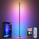 OIYN Corner Floor Lamp, RGBICW LED Corner Lamp with 1300lm Smart Modern Floor Lamp,App & Remote Control,Music… — 1