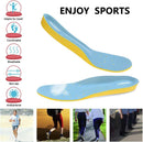Shoe Insoles for Kids and Women, Memory Foam Insoles, Comfortable Sports Shoe Inserts for Shock Absorption and Relieve Foot Pain, Plantar Fasciitis Arch Support Insoles, S(Women 5-6/ Kids 2-5) Blue — 4
