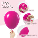 Awenztech 122pcs Hot Pink Latex Balloons in 18 12 10 5 inches — 3