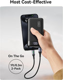 INIU 240W USB C to USB C Cable, [1ft+1ft] Fast Charging Type C Cord 7
