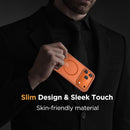 miracase Magnetic for iPhone 17 Pro Case 6.3" with Screen Protector, [Compatible with MagSafe] Military-Grade Protection, Anti-Fingerprint, Slim Thin Phone Case for 17 Pro Cover, Orange — 7