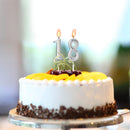 Beanlieve 10-Pieces Numeral Birthday Candles - Cake Numeral Candles Number 0-9 Glitter Cake Topper Decoration for Birthday,Wedding Anniversary,Party Celebration (Silver) — 4