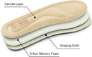 riemot Memory Foam Shoe Insoles for Women and Men Beige-8mm EU 39 - 8mm: 1. Beige - 8mm: 1. Beige / 10 Women/8 Men — 2