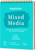 Mixed Media Sketchbook 9"x12" Multimedia Sketchbook, 30 Sheets Sketch Book | 9" x 12" — 1