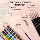 Grabie 50 Color Watercolor Paint Set with Brush Pens | 50 Colors — 2