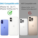 Dengduoduo Camera Lens Protector for iPhone 16 and 16 Plus 3 Pack, Tempered Glass, Ultra HD, 9H Hardness, Anti-Scratch, Case Friendly, Easy to Install [No Affect on Night Shots] — 2