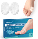 Kimihome Bunion Cushions with Hydrogel, Soft Gel Toe Protectors, Blisters Prevention, Against Shoe Friction, Water & Sweat Resistant - 11 Pack | Transparent | 11 Count — 1