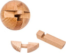 Handmade Wooden Puzzle Magic Ball Brain Teasers Toy Big Wooden Ball Lock Logic Puzzle Intelligence Game Sphere Puzzles for Adults Kids — 5
