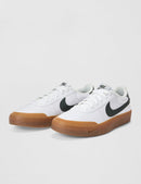 Nike Men's Court Shot Shoes - White/Sequoia/Gum Medium Brown — 6