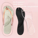 2 Pairs Gel Arch Support Cushion Insoles for Flip Flop Thong Sandals,Gel Adhesive Arch Support Flip Flop Thong Inserts Self Adhesive Gel Arch Support Cushion Insoles Pain Relief - Clear — 6