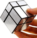 Cuberspeed 2x2 Mirror Black Body with Silver Magic Cube Mirror Silver Blocks 2x2x2 Speed Cube — 1