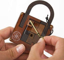 The Einstein Collection Lock Puzzle - Tricky Padlock Brain Game - Professor Puzzle 3D Brain Teaser Puzzles — 4
