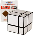 Cuberspeed 2x2 Mirror Black Body with Silver Magic Cube Mirror Silver Blocks 2x2x2 Speed Cube — 3