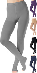 ABSOLUTE SUPPORT Compression Pantyhose 20-30mmHg, Opaque, Grey, 2X-Large | Gray — 1