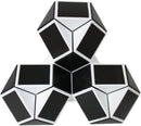 Mipartebo Magic Snake Cube Twist Puzzle 24 Wedges Large Size Black — 5