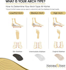Natural Foot Orthotics. Podiatrist Designed for Medium Height Arches. Recommended for Plantar Fasciitis, Heel Spurs, Bunions, Neuromas, & Hammertoes. Intermediate Stabilizer Arch Supports Insoles - Men's 8-8.5 / Women's 9-9.5 — 3