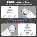 2Pack for iPhone14/13/12 Fast Charger Cable 6ft [Apple MFi Certified], USB Type C to Lightning Cable 6 Foot Apple iPhone Charging Cord for iPhone14 13 12 Pro XR XS Plus photo 5