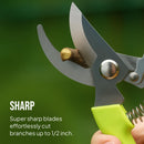 2-Pack Stainless Steel Gardening Scissors, Pruning Shears and Clippers for Gardening | Pruning Shears Combo — 4