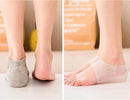 Heel Protectors Height Increase Insole Silicone Invisible Heel Lift Shoe Insoles, Shock Absorption Cushion Support for Men and Women Half Shoe Pad, 1.57 in — 2