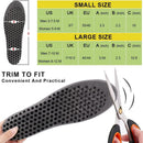 Ailaka Height Increasing Insoles for Men Women, 3 Heights Shock Absorbing - Black-heel Height: 2.5cm — 3