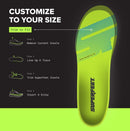 Superfeet Run Pacer Elite Insoles - Carbitex Carbon Fiber Plate for Propulsion, High-Energy SuperRev Foam for Faster, More Efficient Running, 10.5-12 Women / 9.5-11 Men - Acid Lime — 8