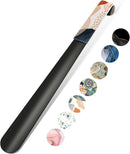 Gukeniu 16.5 Inch Long Handle Shoe Horn | Abstract Spot — 1