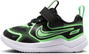Nike Unisex Kids' Cosmic Runner Running Shoes - Boys Girls Toddlers & Baby Sneakers - Black/Cool Grey-illusion Green — 1