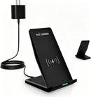 Fast Wireless Charger,Desk Wireless Charging Stand with 20W PD USB Adapter for Samsung Galaxy S25/S24/S23/S22/S21/Note 20,Pixel 8/7 Pro,for iPhone 17 Pro Max/17 Pro/17/16 Pro Max/16/15/14/13/12,Black photo 1