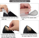Dr.Foot Heel Grips for Men and Women, Self-Adhesive Heel Cushion Inserts Prevent Heel Slipping, Rubbing, Blisters, Foot Pain, and Improve Shoe Fit - 2pairs+ Extra 1pair (Beige) — 6